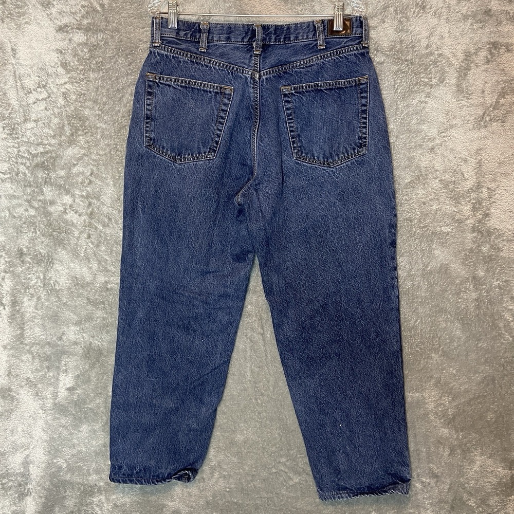 Lands End Men Flannel Lined Relaxed Taper Jean 33x28* Workwear Gorpcore Outdoors - Picture 2 of 10